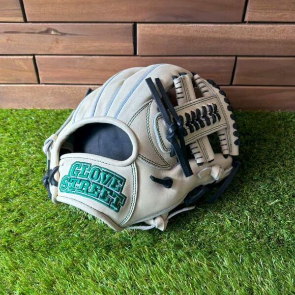 【定番モデル】GLOVESTREET少年用/右投 11インチ 硬式軟式兼用 牛革 指又無し 挟み捕り サムネイル