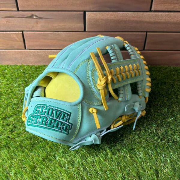 【定番モデル】GLOVESTREET内野用/右投 11.5インチ 硬式軟式兼用 牛革 指又有り つかみ捕り サムネイル