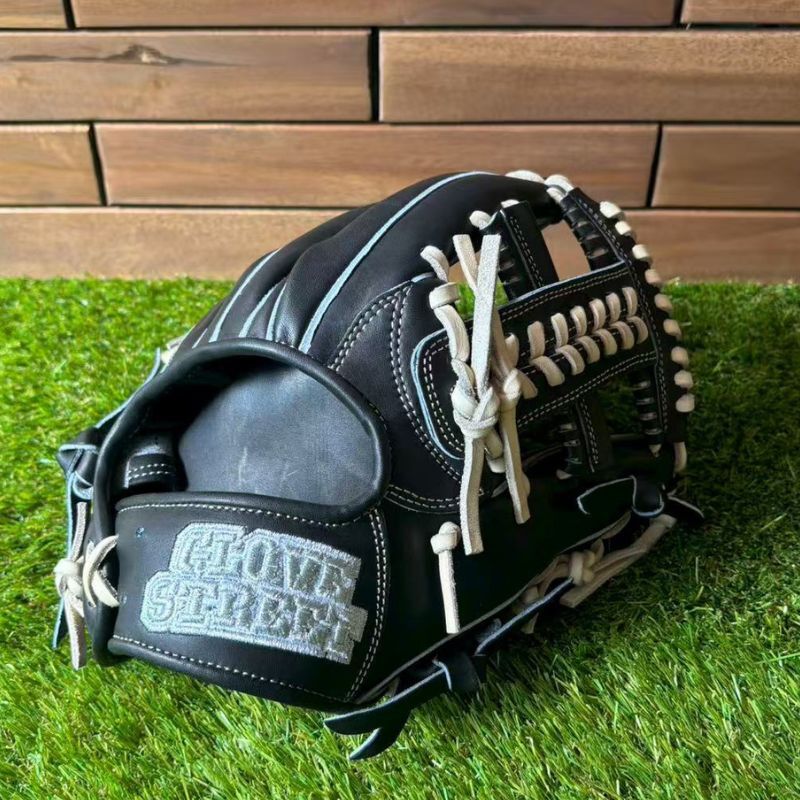 【定番モデル】GLOVESTREET内野用/右投 11.5インチ硬式モデル 牛革 指又有り つかみ捕り サムネイル