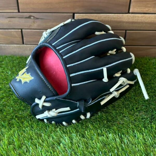 【受注発注】RIZEEK外野用/左投げ 12.5インチ 硬式軟式兼用 牛革 指又有り つかみ捕り サムネイル