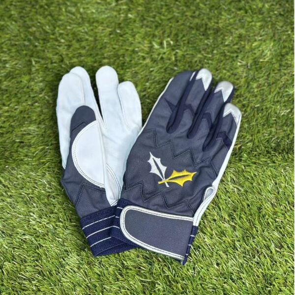 【バッティング手袋】RIZEEKバッティング手袋  最高級シープスキン使用(NAVY×SILVER) サムネイル